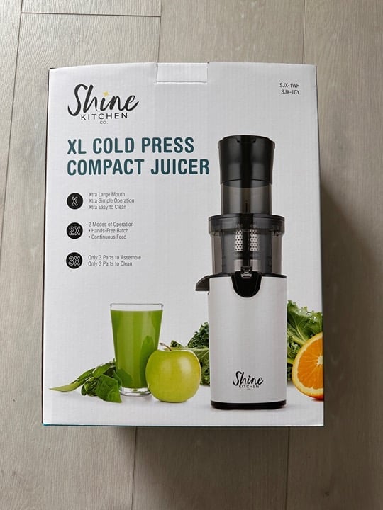 NEW Shine XL Cold Press Compact Juicer