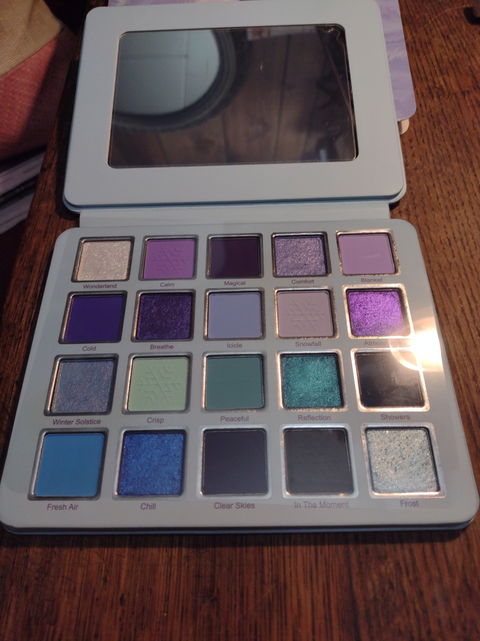 COSMETIC BRUSHES. WINTER WONDERLAND PALETTE