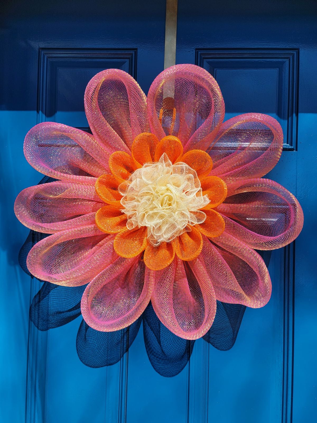Daisy flower wreath