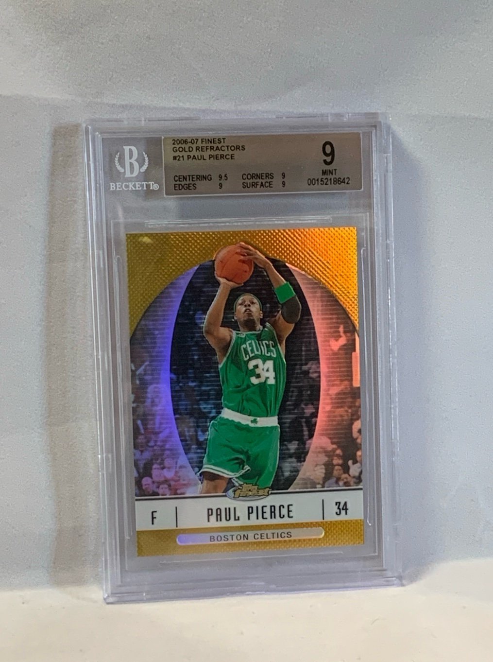 Paul Pierce Gold Refractor (#BAS211)