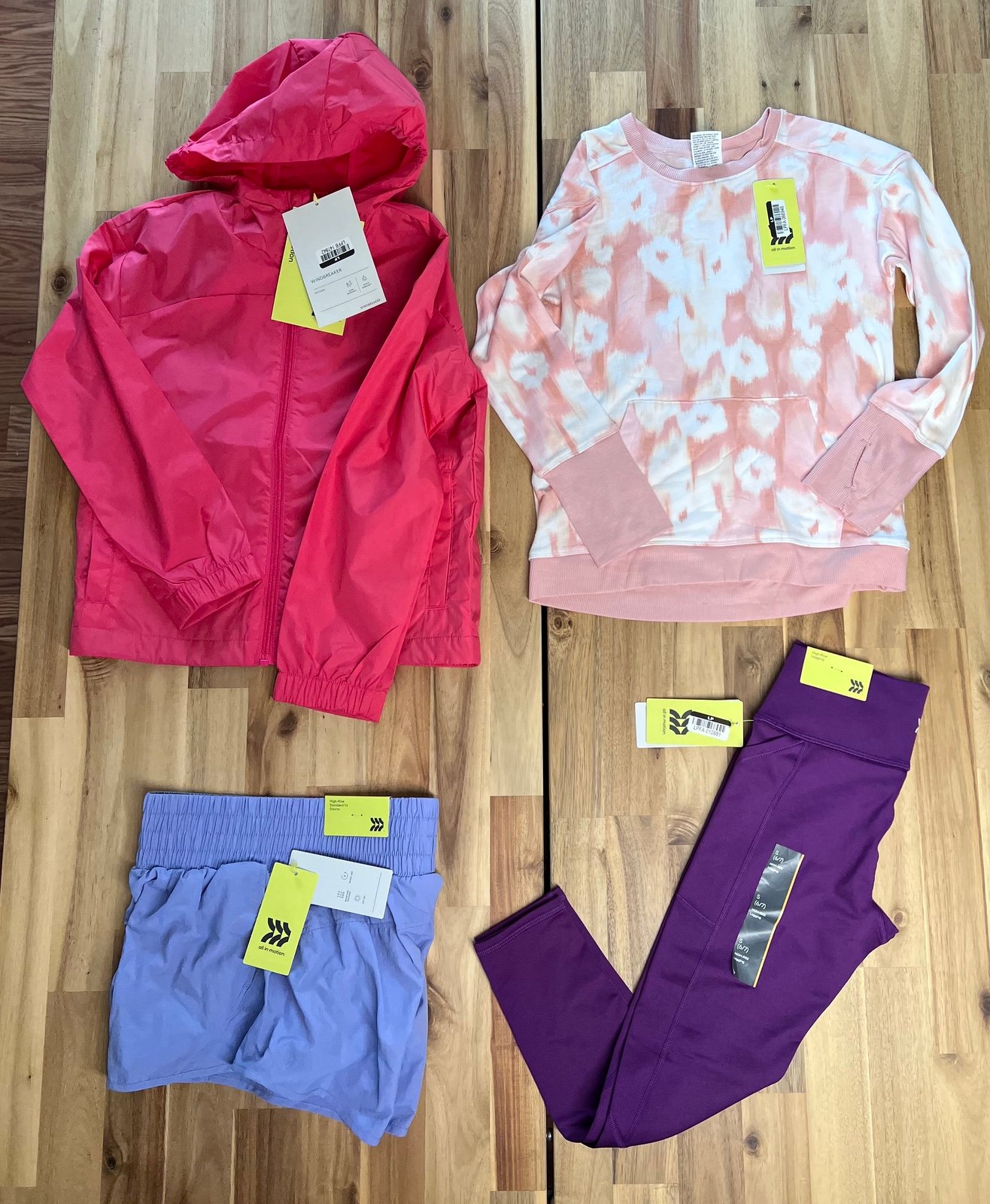 NWT Girls activewear bundle S 6/7
