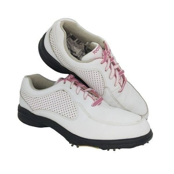 FootJoy Comfort Womens Pre-owned Extra Comfort White Golf Shoes - sz. 9N