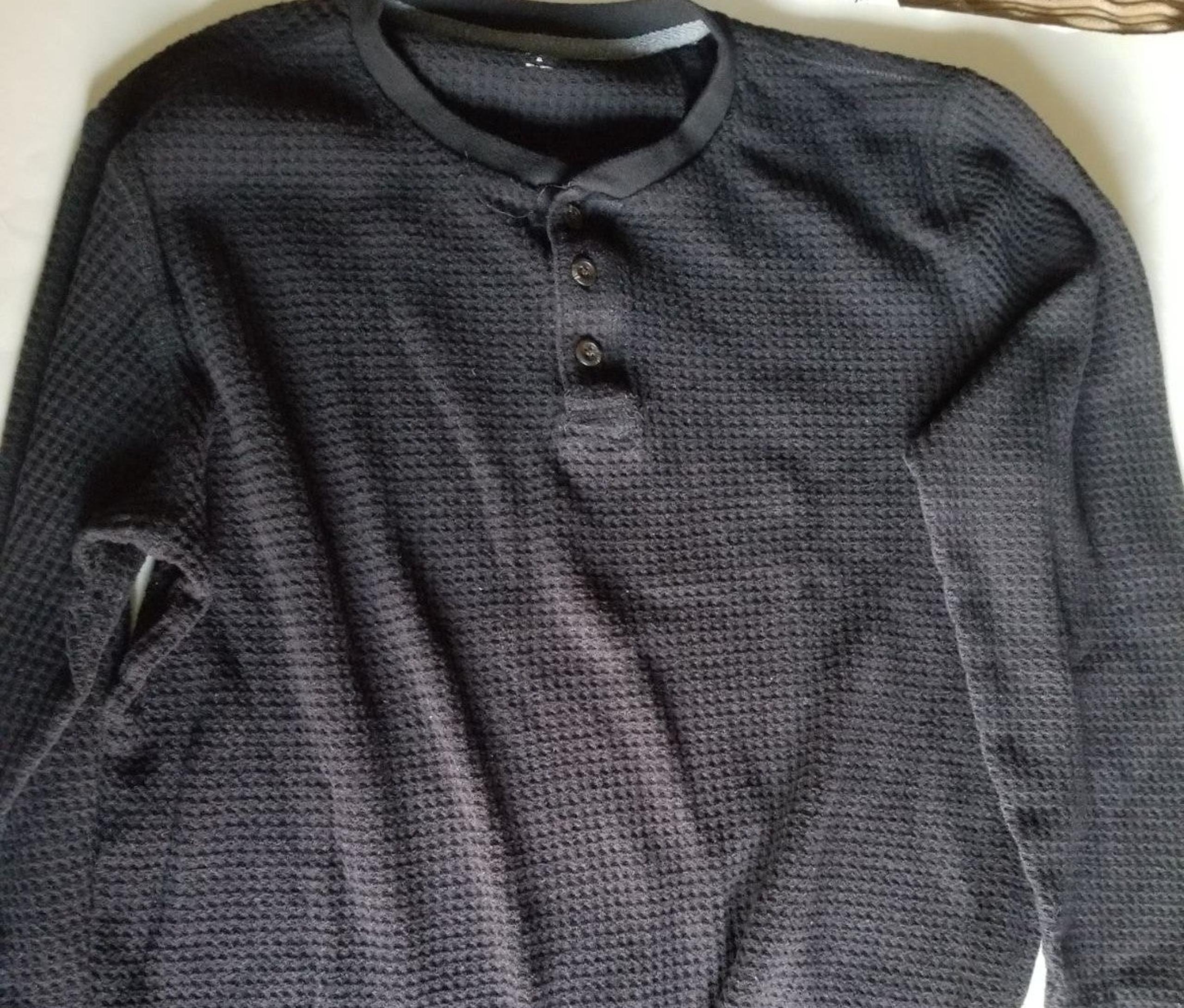 Men's Old Navy Black Henley XL