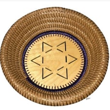 Long pine needle Basket