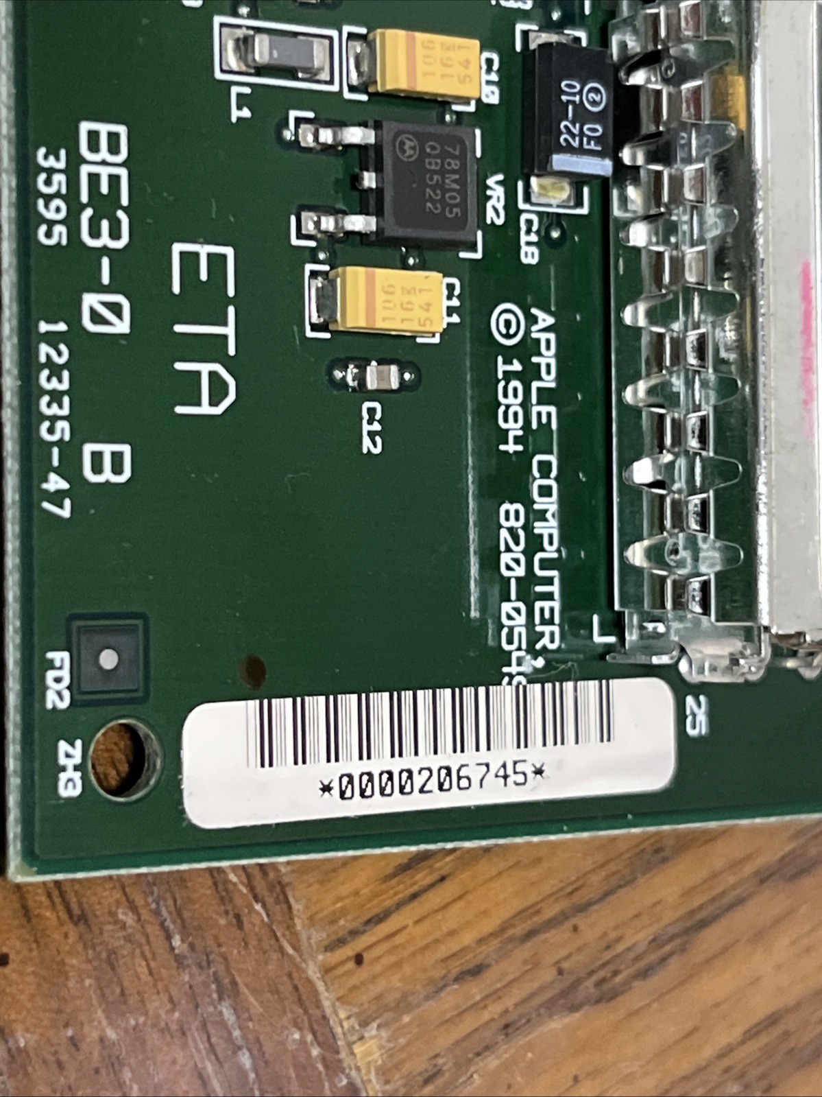 1994 Apple TV Tuner Board 820-0549-A Power Mac Video Capture Card Macintosh