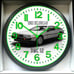1983 DeLorean DMC 12 Garage Shop Mechanic Glow In The Dark Wall Clock