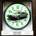 1983 DeLorean DMC 12 Garage Shop Mechanic Glow In The Dark Wall Clock