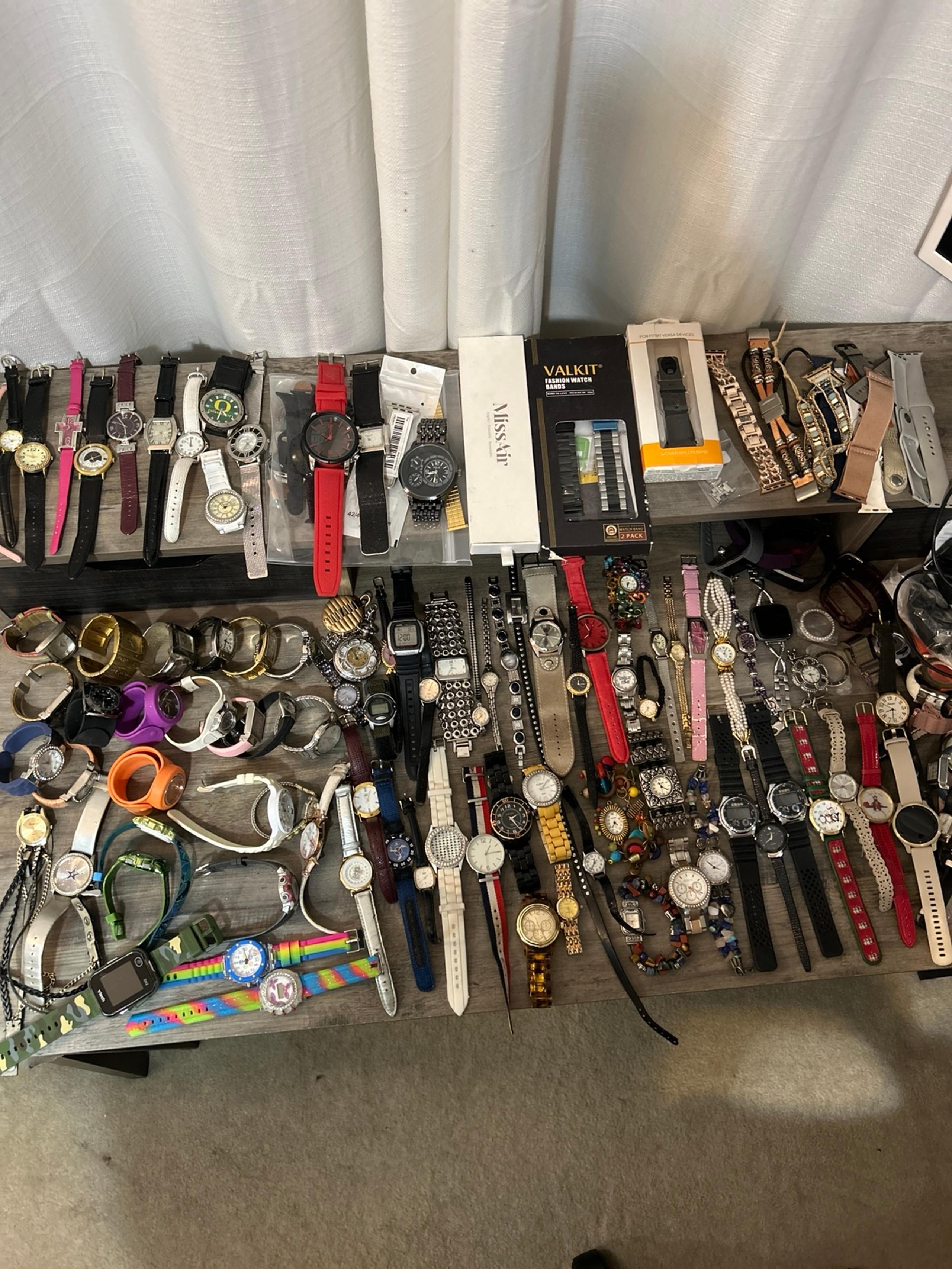 Huge lot of Watches and accessories!  Free Shipping