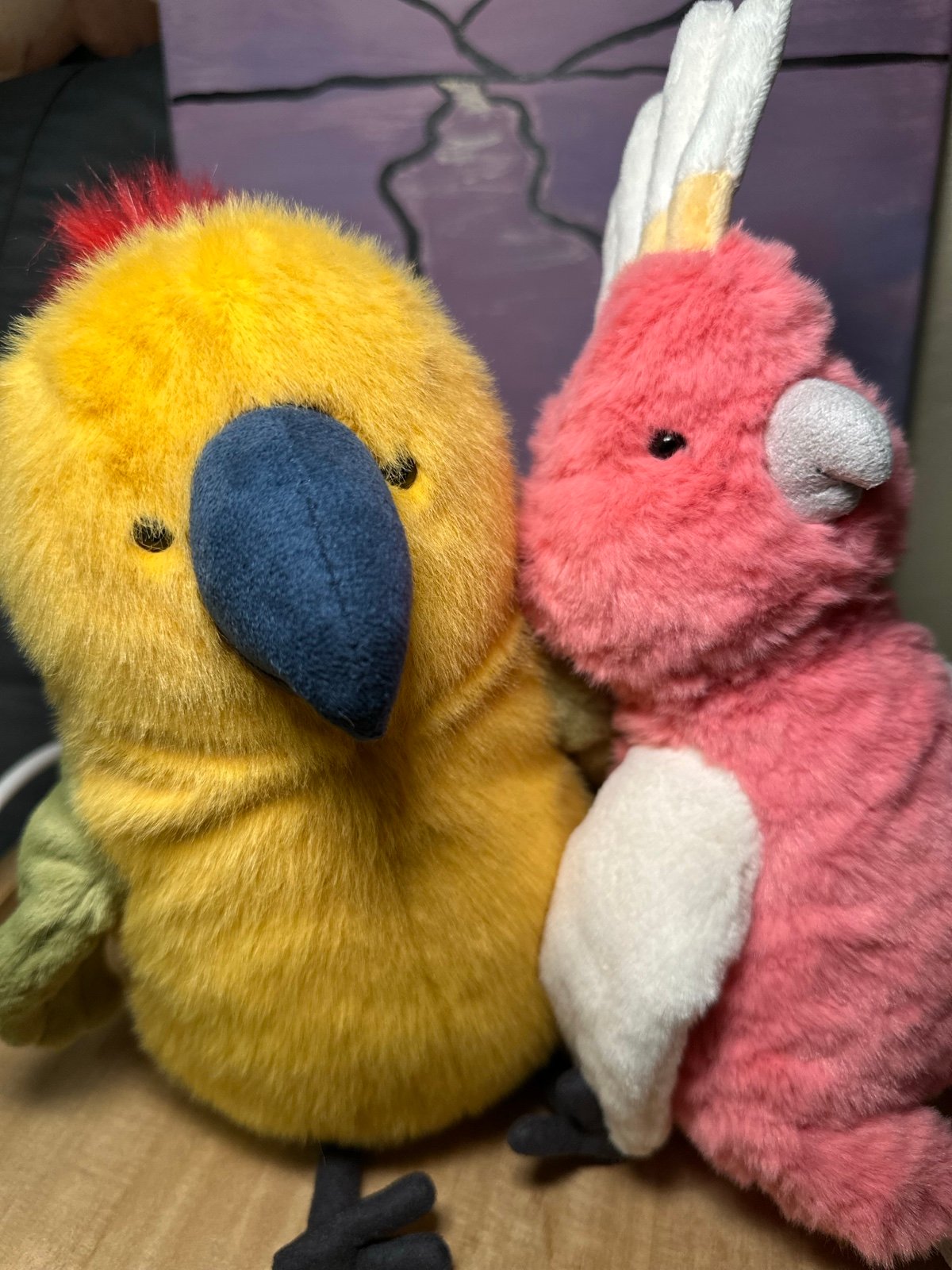 Jellycat bundle - Squawkatoo & Budgeby Parrot / Dustbag included!