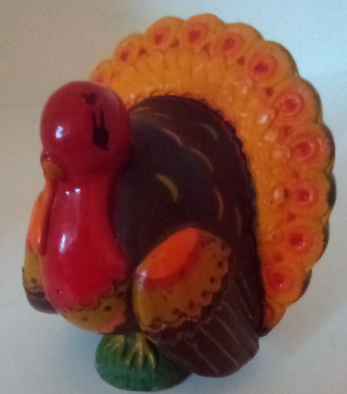 Small Thanksgiving Turkey with Eyelashes