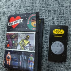 Harveys Seatbelt Star Wars Patchwork Passport Holder