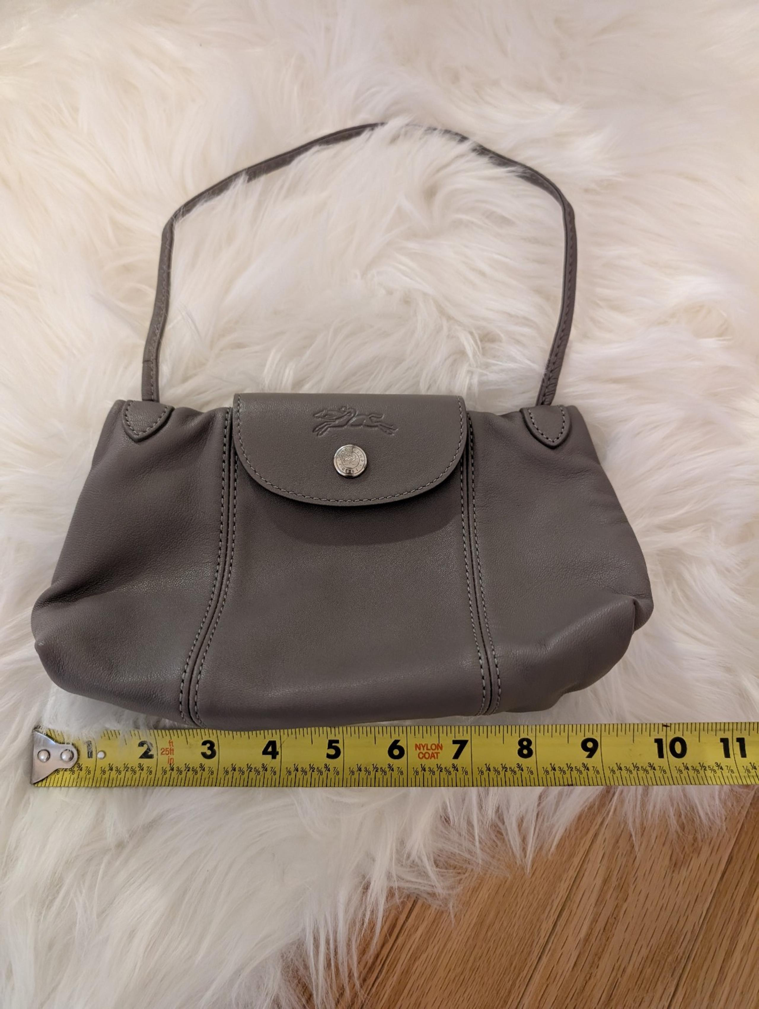 Longchamp Le Pliage Cuir Leather Crossbody Bag