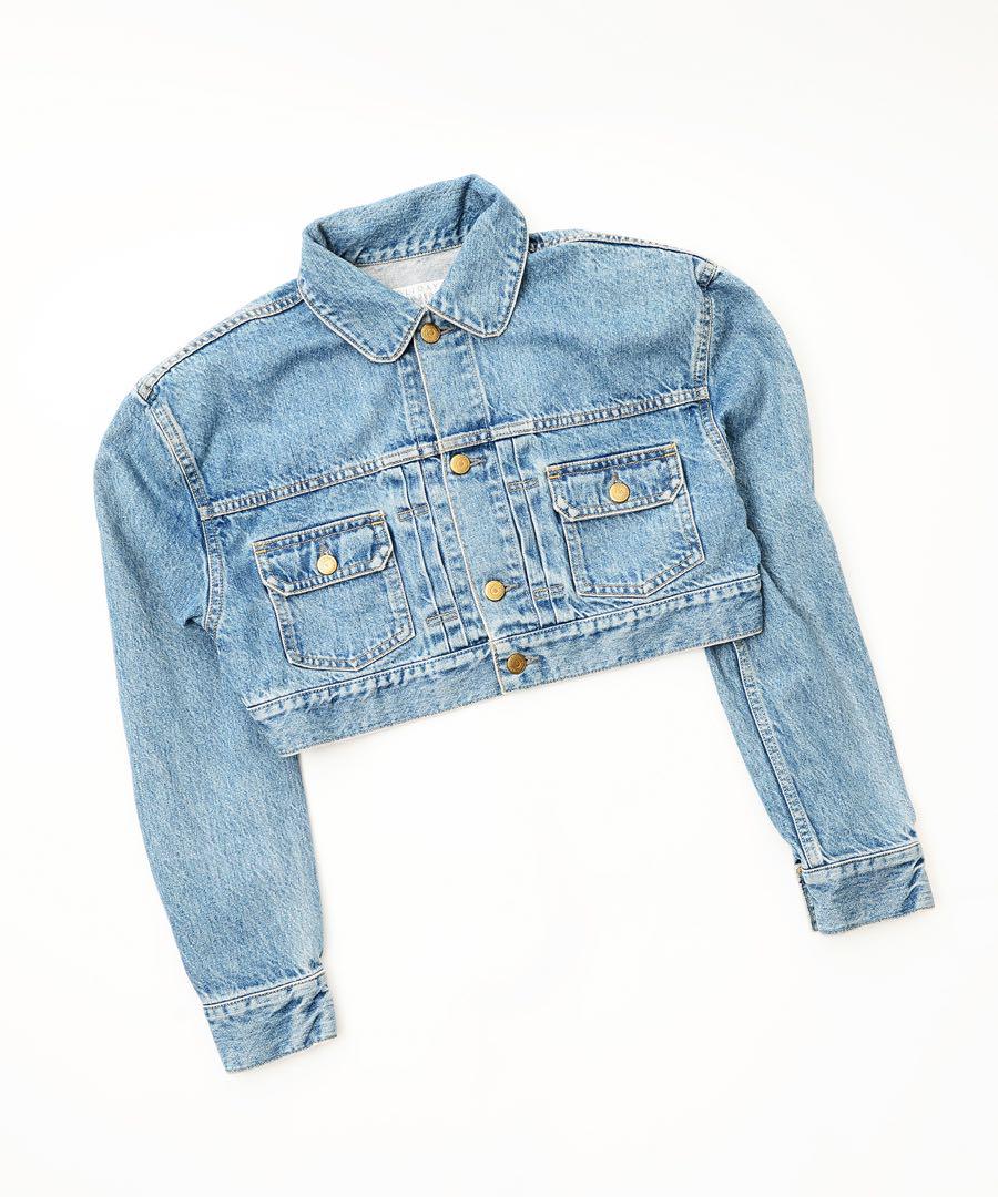 新発売 新商品 HOLIDAY CROPPED Unused and New Brand JACKET DENIM ジャケット・アウター
