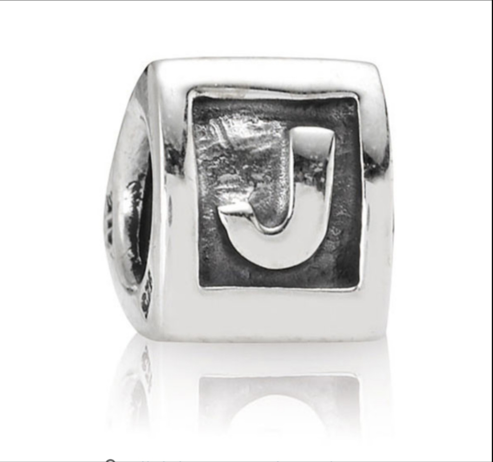 ʕ·ᴥ·ʔ Authentic Retired Pandora Alphabet Letter J charm - 790323J