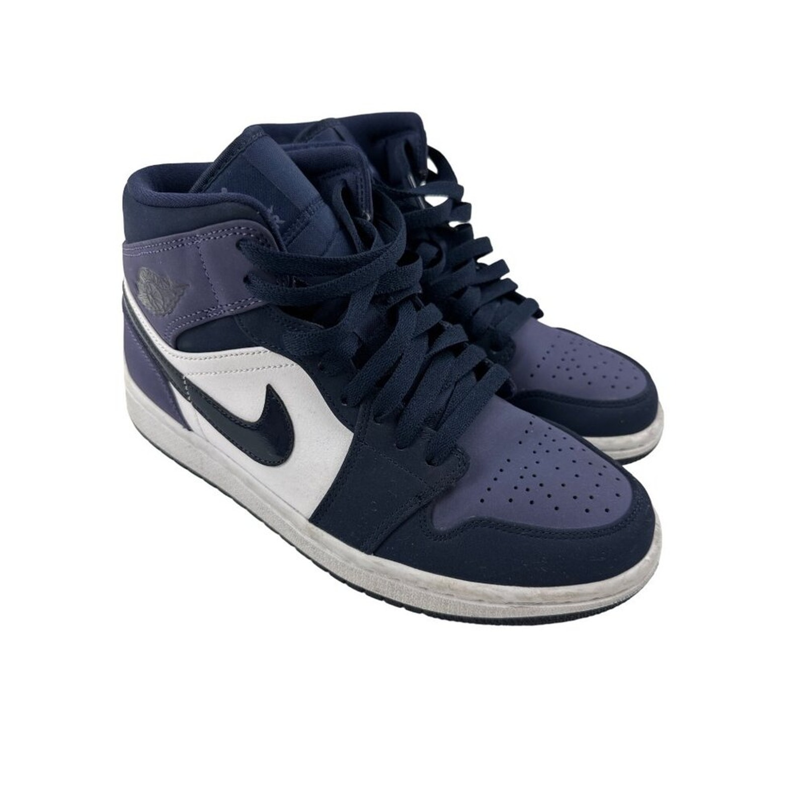 Nike - Air Jordan 1 Mid Sneakers in Blue & Black
