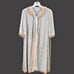 Vintage Beautiful Delicate Ivory Blush Lace Overlay Baby Light Blue Satan Robe