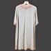 Vintage Beautiful Delicate Ivory Blush Lace Overlay Baby Light Blue Satan Robe