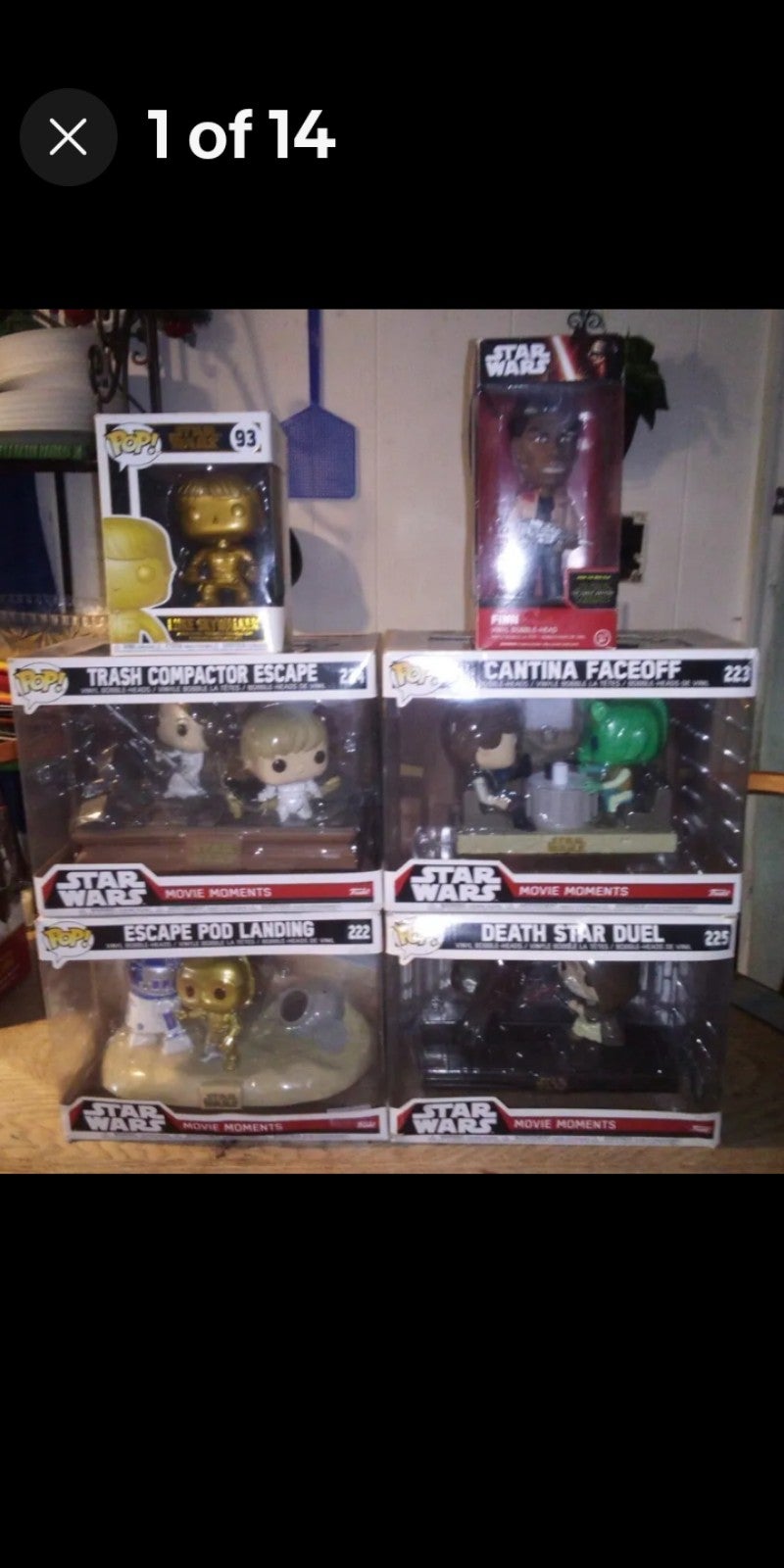 Star wars collector's bobble heads in original boxes