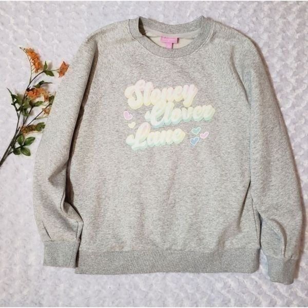 Stoney Clover Lane x Target size small sweatshirt and hairbrush
