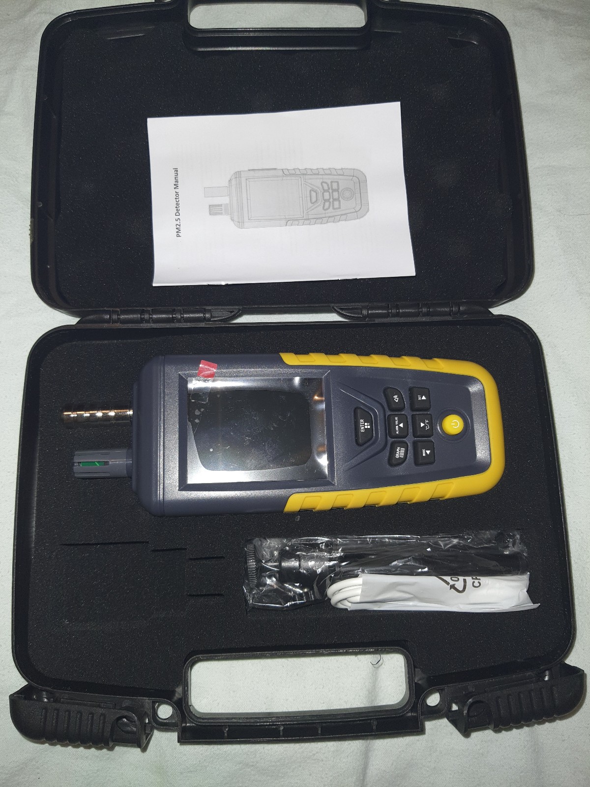 DigitalTC-8100 Dust Particle Counter PM2.5 PM10 Detector Dust Concentration Test