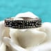 Vintage - Sterling Silver Ring - Moon & Stars - Size 4.5 - Marked 925