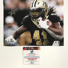Alvin Kamera Saints Signed 8x10 Photo