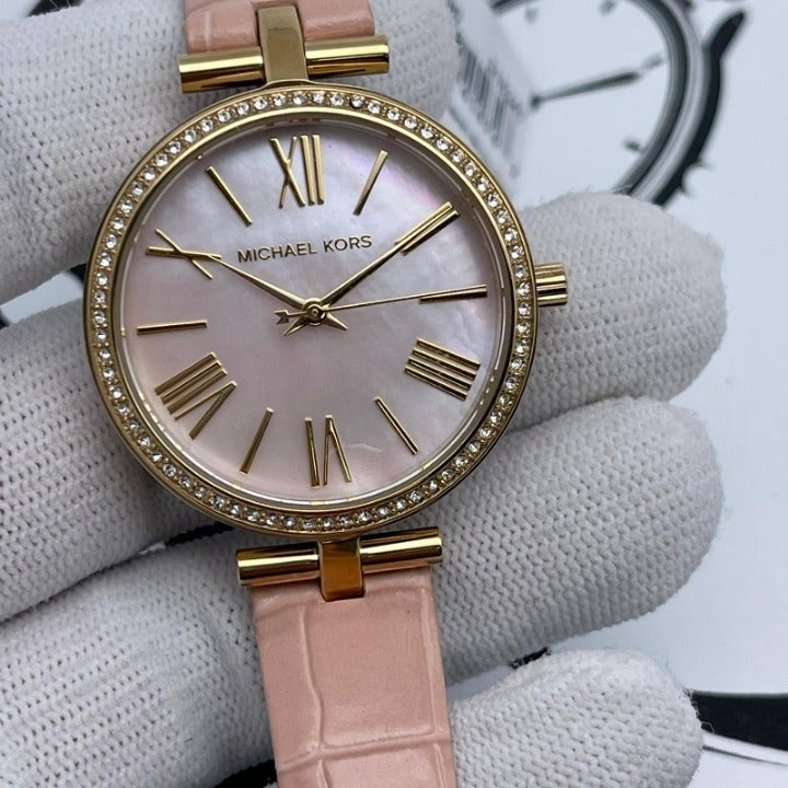 michael kors watch pearl face