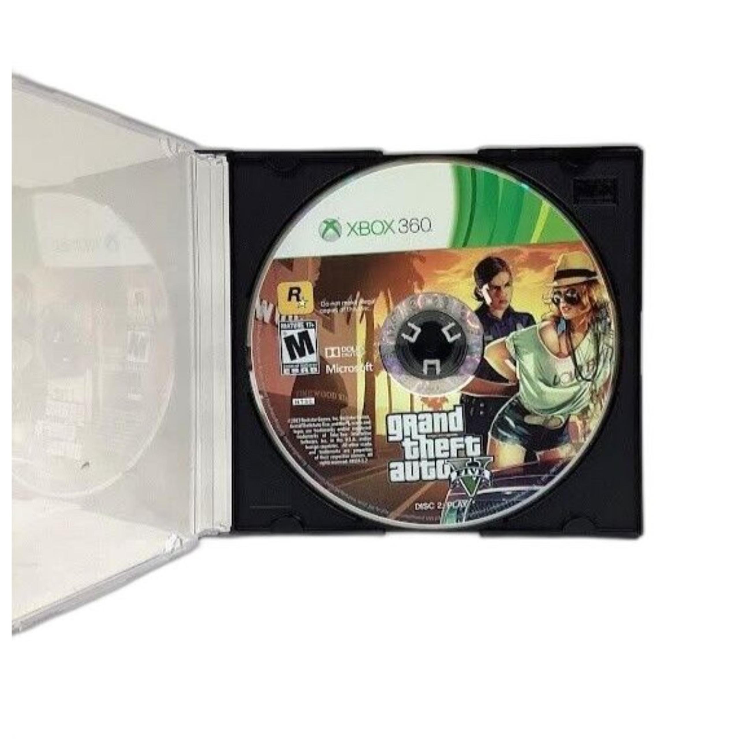 Grand Theft Auto V (Microsoft Xbox 360, 2013) - No Manual - Jewel Case - Rockstar Games