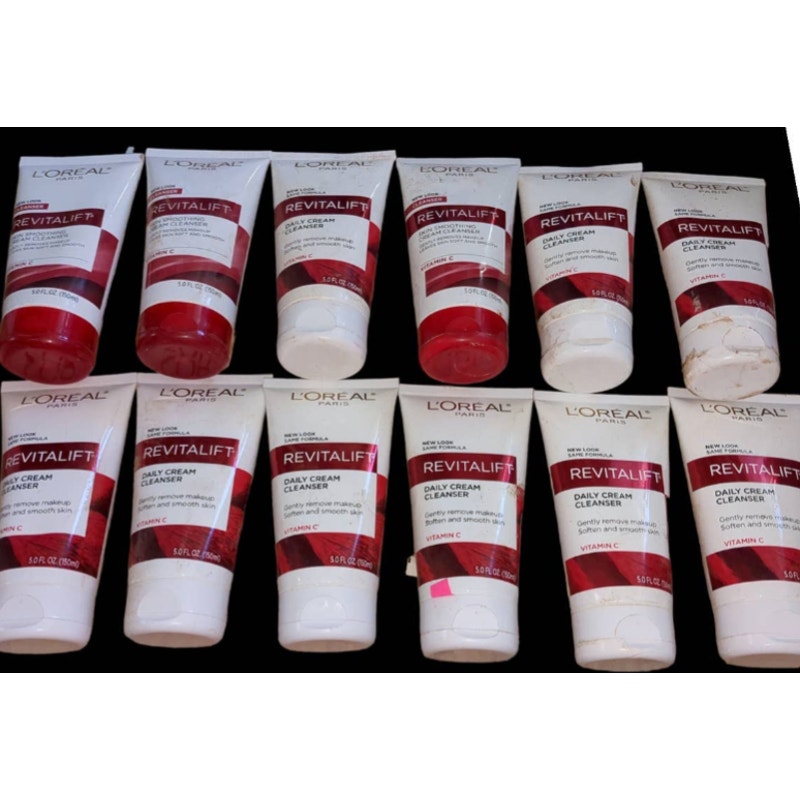 12 l'oreal Paris revitalift smoothing daily cream face cleanser #1225