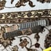 JC Penney Belt Women's XL Metal Stretch Brown Bronze Fish Scale Studded NWT