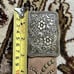 JC Penney Belt Women's XL Metal Stretch Brown Bronze Fish Scale Studded NWT