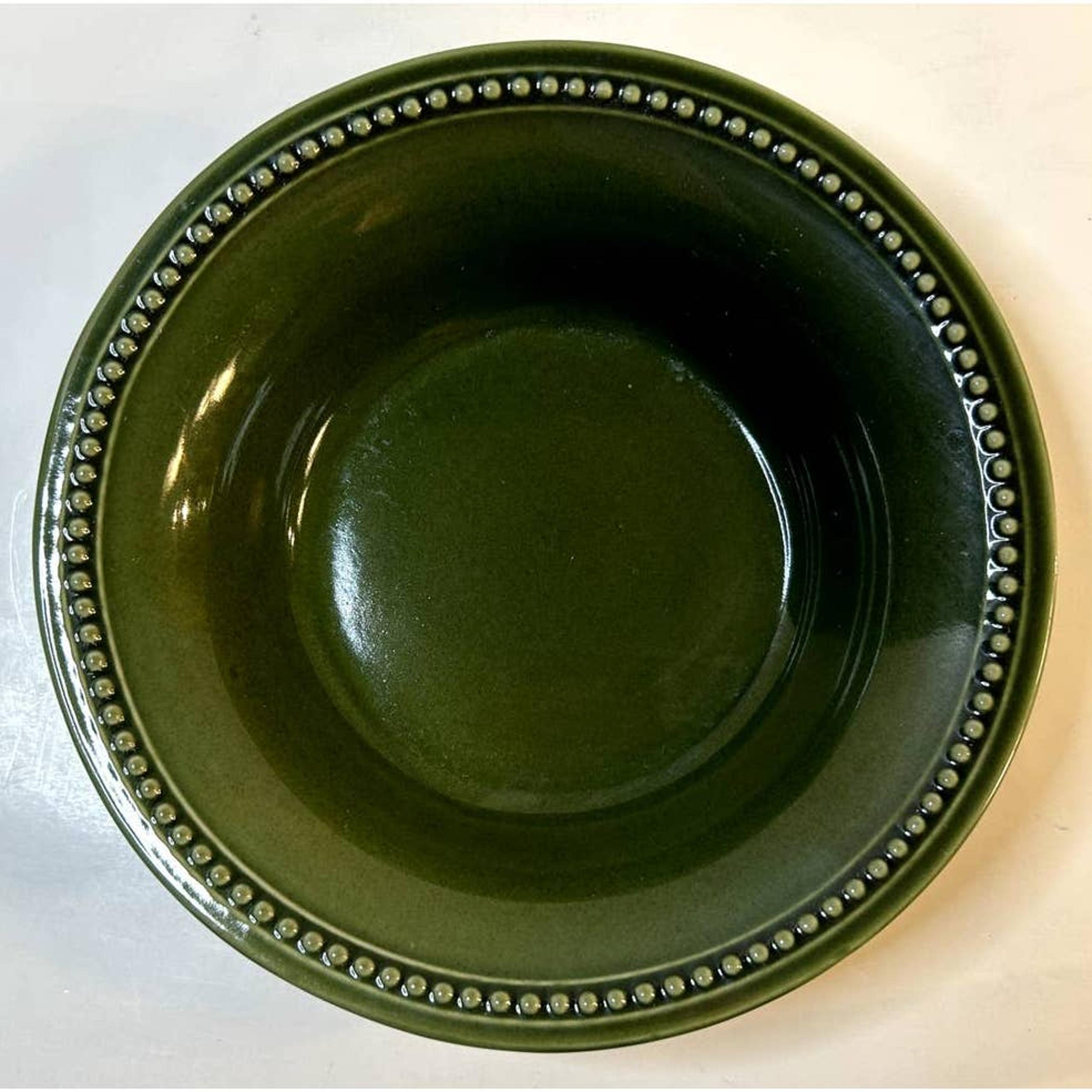 Pier 1 Imports Spice Route Clove 8.25" Round Beaded Edge Soup/Salad Bowl