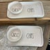 Rae Dunn Queso & Chips Small Platters SET 2