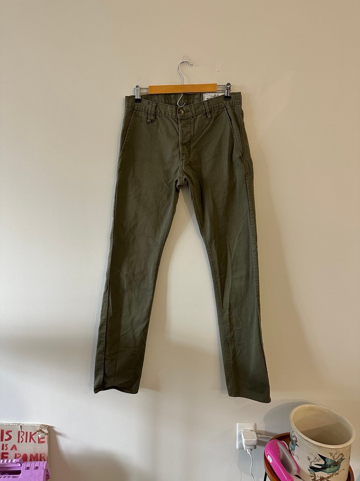 Rogue Territory AR-G Trouser Slim Taper Single Bias Tape Selvedge Pants USA 32