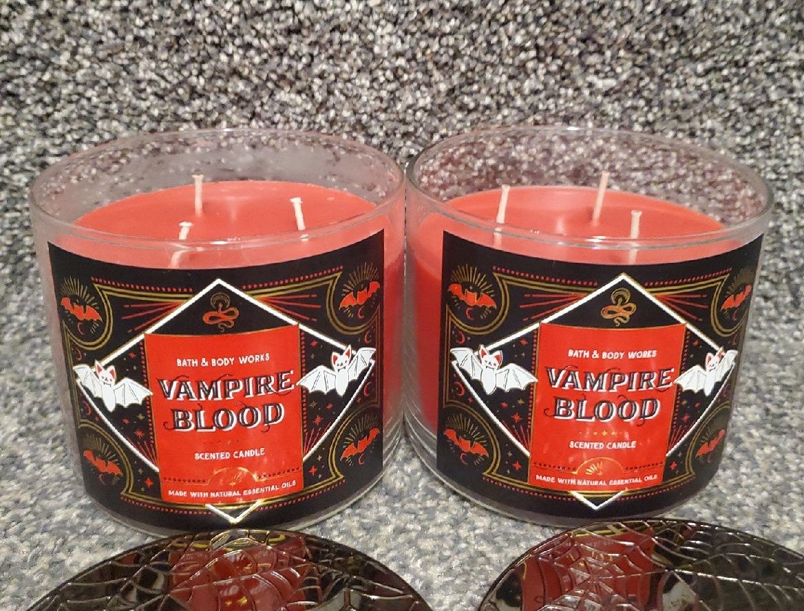 Vampire blood candles