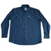 Dixxon Flannel Co Shirt Men 2XL XXL THE MYERS Blue Windowpane Plaid Long Sleeve