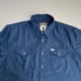 Dixxon Flannel Co Shirt Men 2XL XXL THE MYERS Blue Windowpane Plaid Long Sleeve