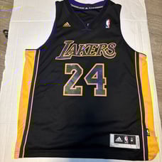 Rare Adidas NBA Los Angeles LA Lakers Kobe Bryant Hollywood Nights Jersey S XL