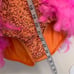 Weissman dance costume sassy Orange feather Some Call It Magic 14694 LC child