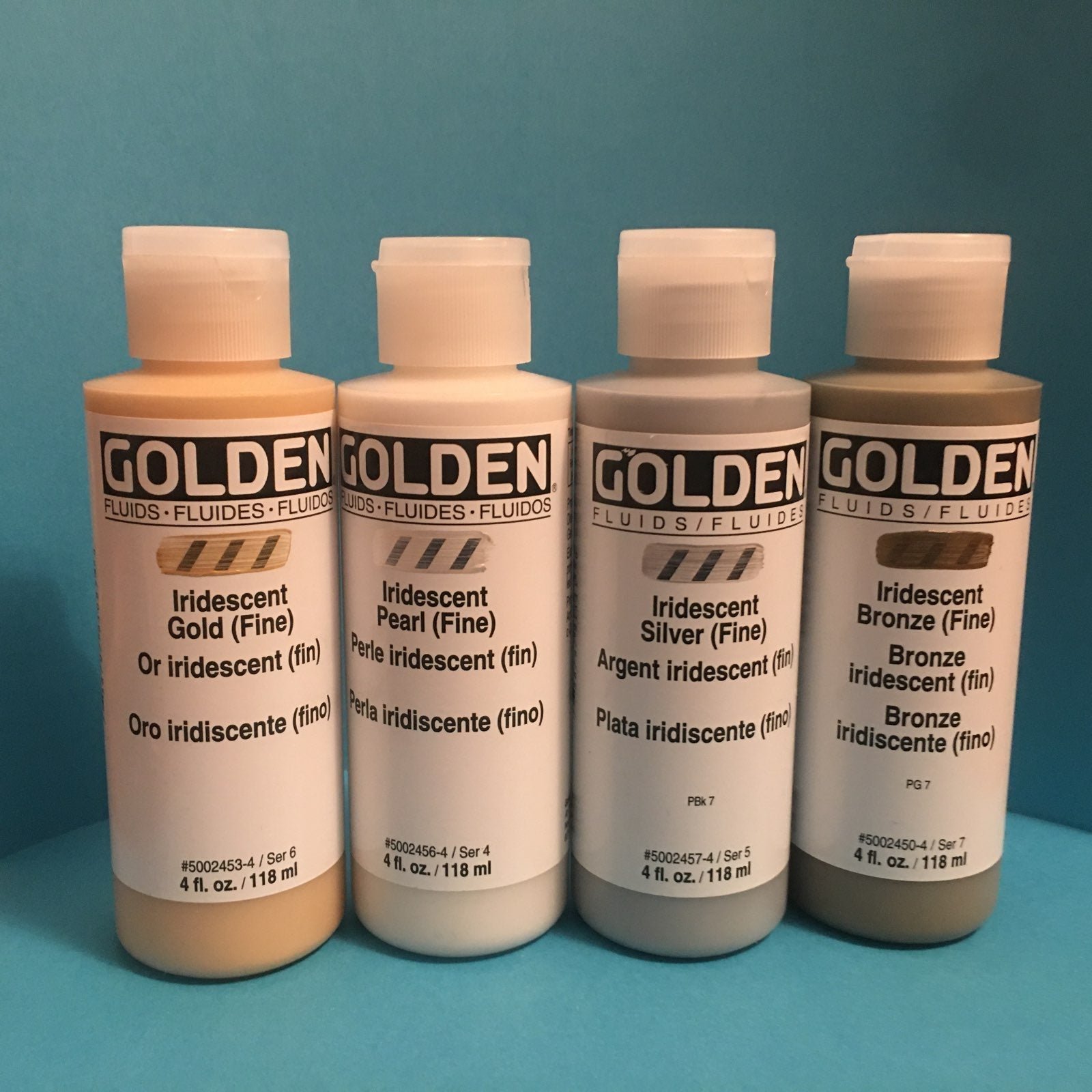 4 Golden Acrylic Paint iridescent 4 oz