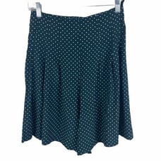 Vintage Polkadot olive pleated shorts