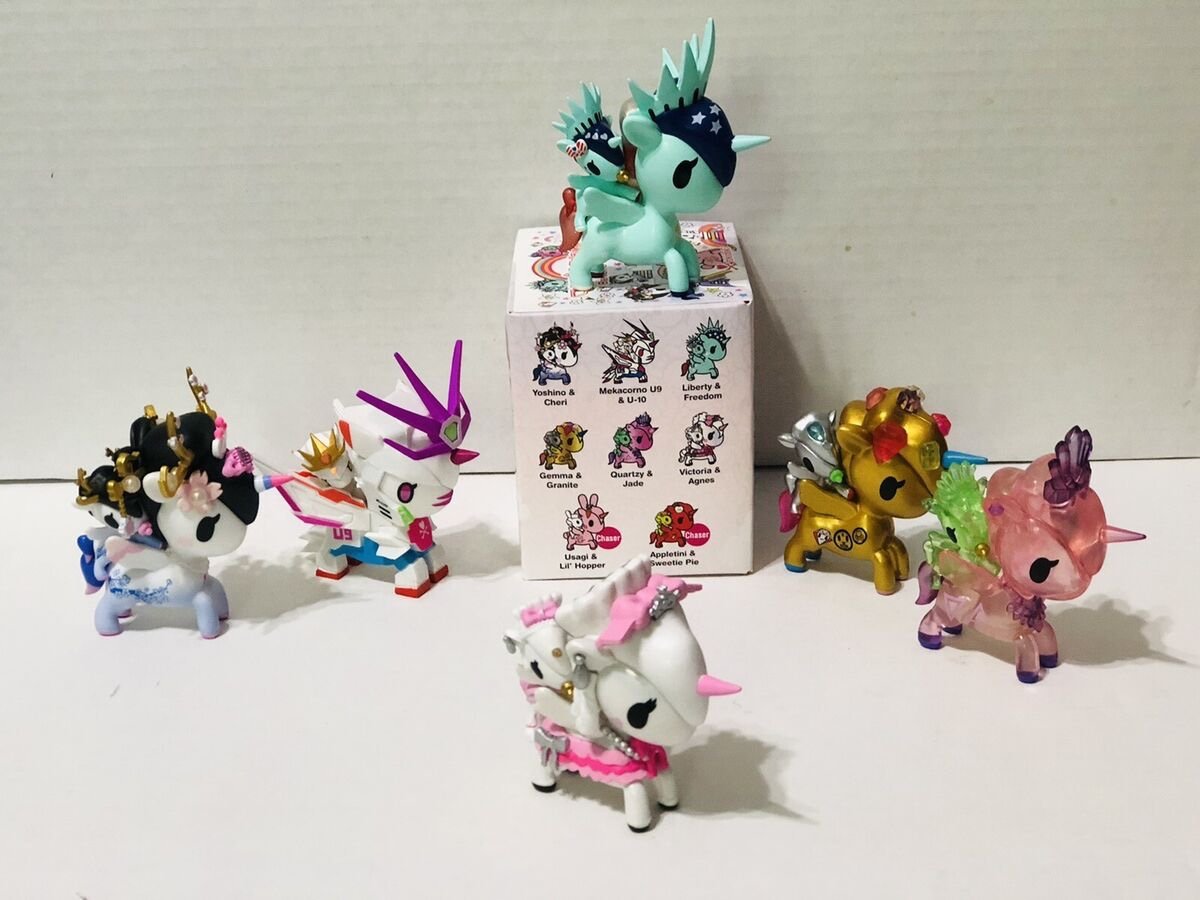 Tokidoki Unicorno Bambino Series 2 Full Common Set 6 Vinyl Figure No Chaser
