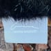 NWOT New Aviva Black Faux Fur Textured Luxury Accent Decorative Pillow