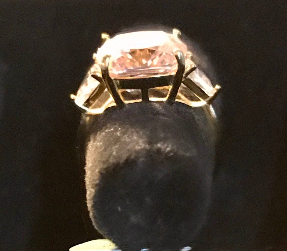Swarovski Crystal Elements Cushing Statement Ring high quality Size 7