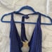 Trina Turk Adeline Halter One Piece Navy Swimsuit 10