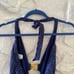 Trina Turk Adeline Halter One Piece Navy Swimsuit 10