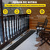 Melting Stair Mat The HeatTrak® Industrial Snow-Melting Stair Mat
