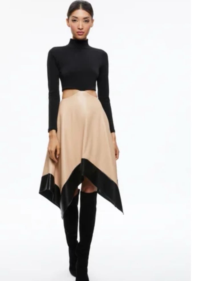 TEMIKA CUT OUT MIDI DRESS