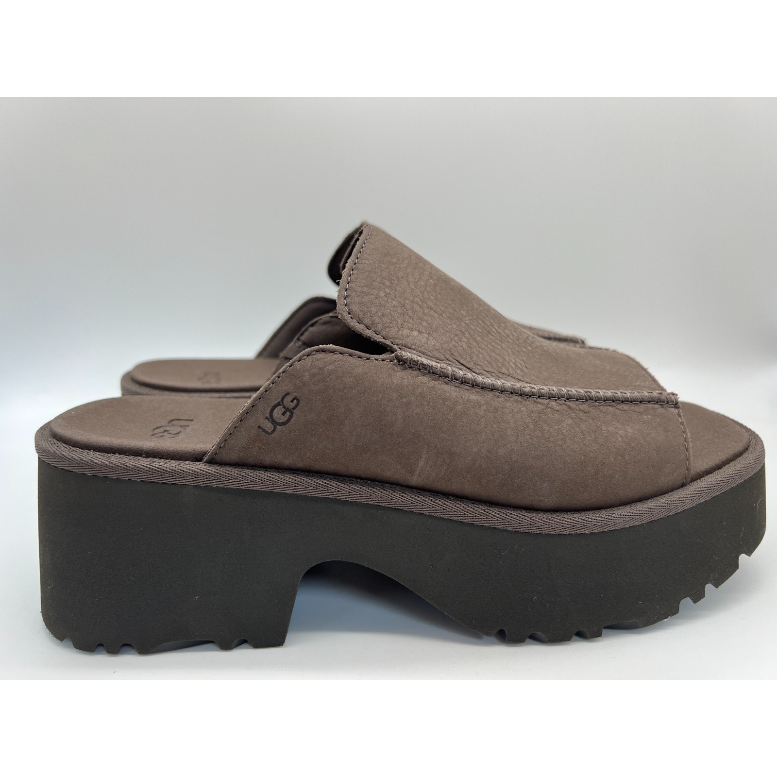 UGG New Heights Slide Molasses 1168790-MLSS Women's Size 10 New