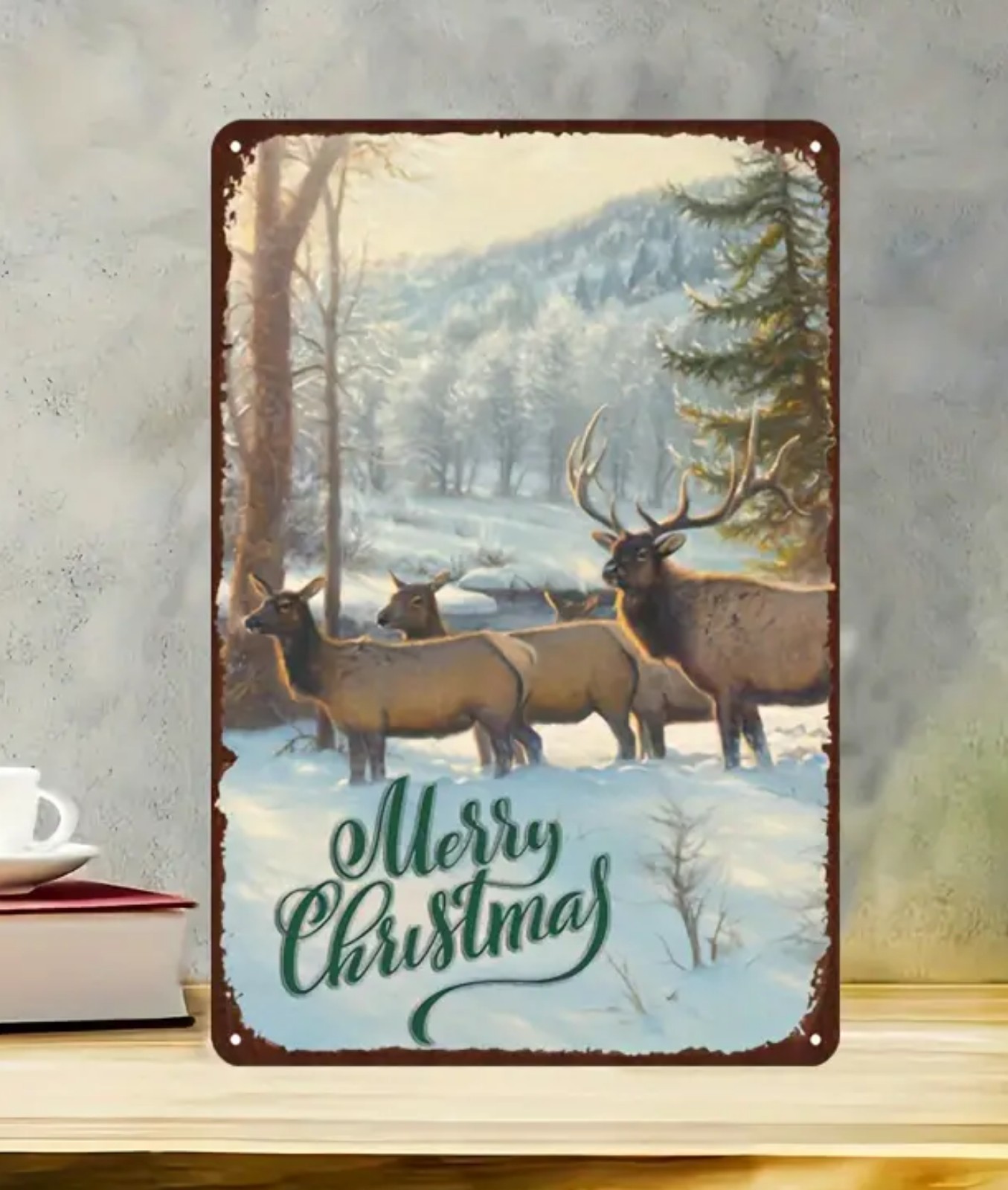 Moose Metal Sign
